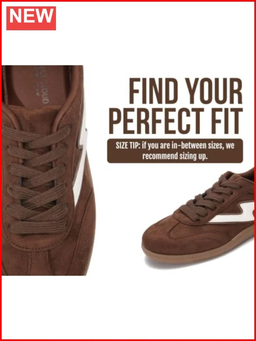 Women's Sneakers Memory Foam Insole Lace-Up Non-Slip Walking Shoes